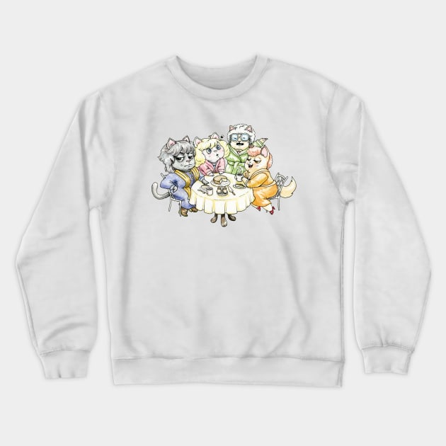 Thank You For Being A Fur-end Crewneck Sweatshirt by danpaul